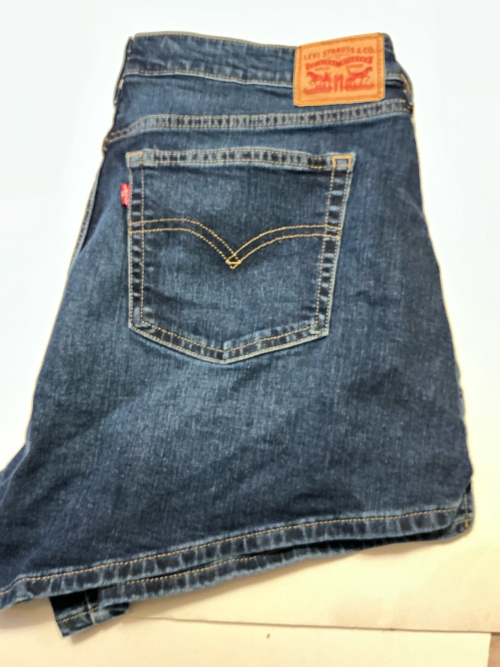 Levi’s Women’s A Line Shorts Dark Wash